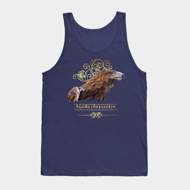 Golden Eagle Tank Top by obscurite